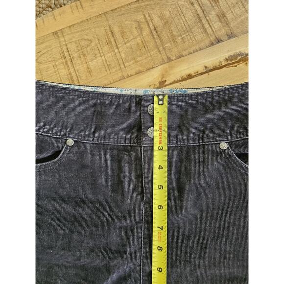 Athleta Womens Ridge Corduroy Snap Stretch Cotton Blend Mini Skirt Women’s 10 - Picture 2 of 9
